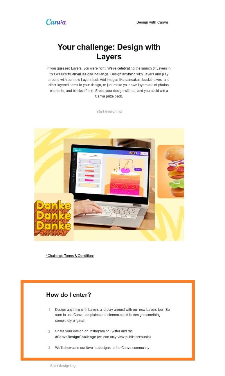 gamified email challenge