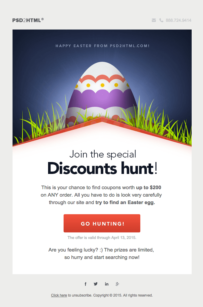 Gamified email scavenger hunt