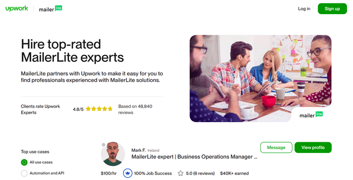MailerLite certified experts