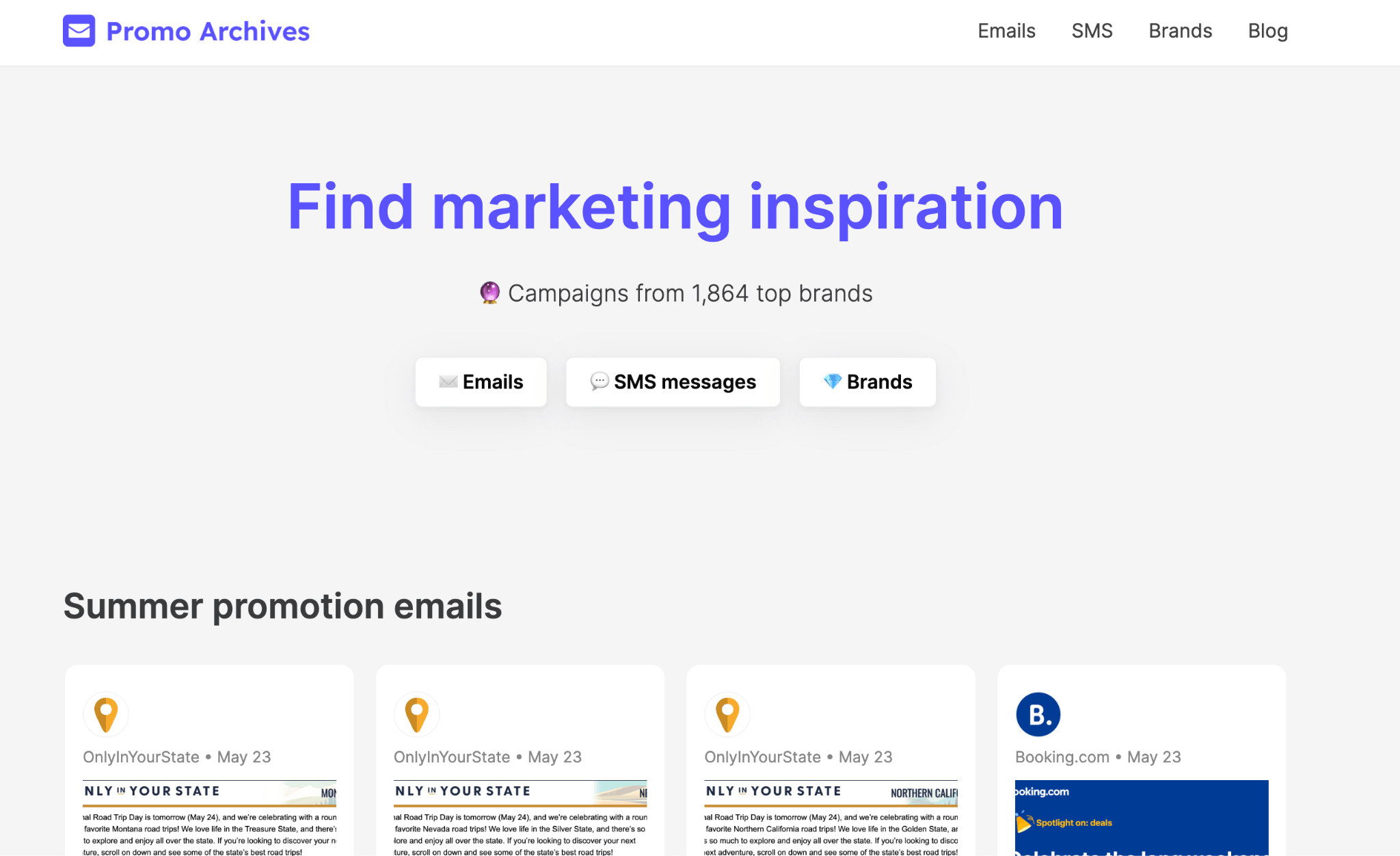 Promo Archives Homepage