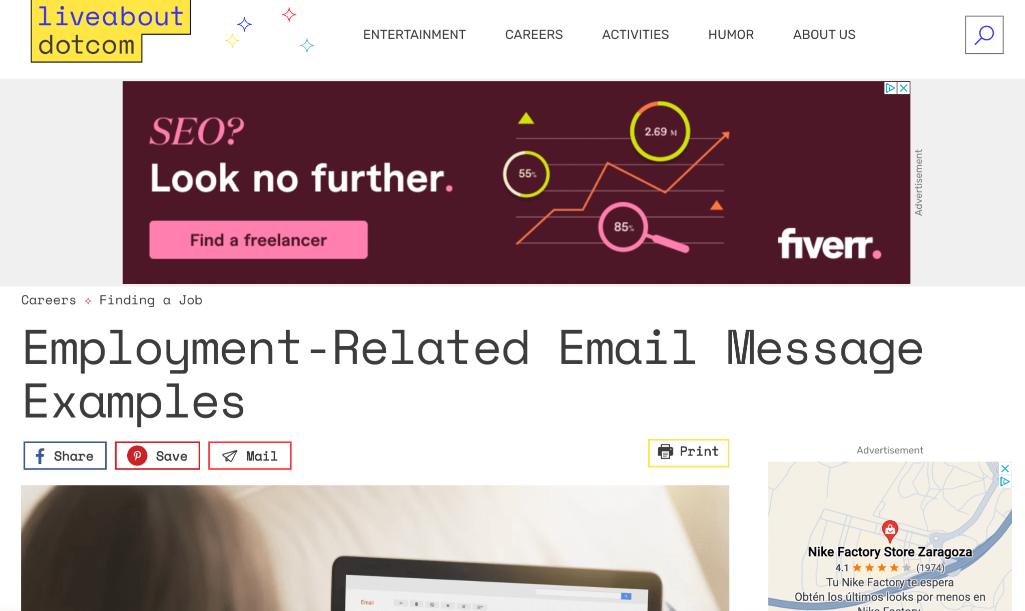 The Balance Homepage