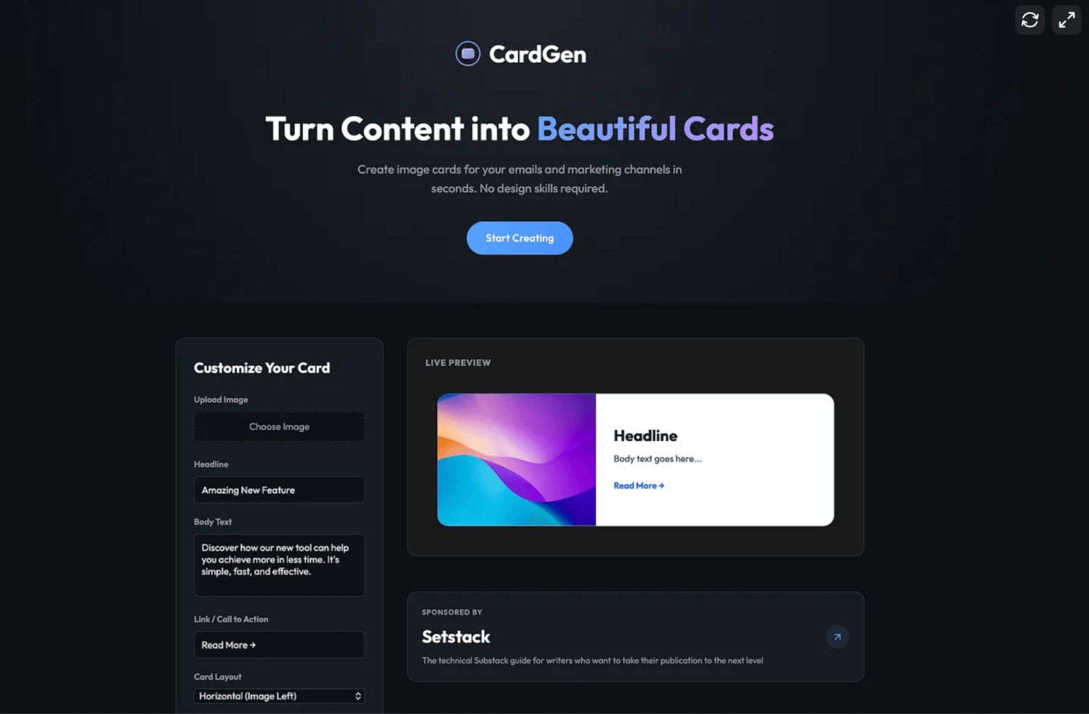 using cardgen