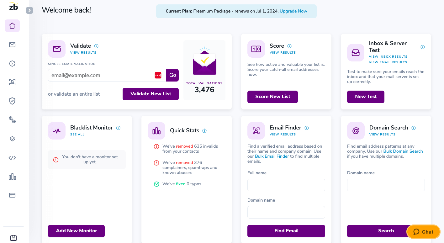 zerobounce deliverability tool