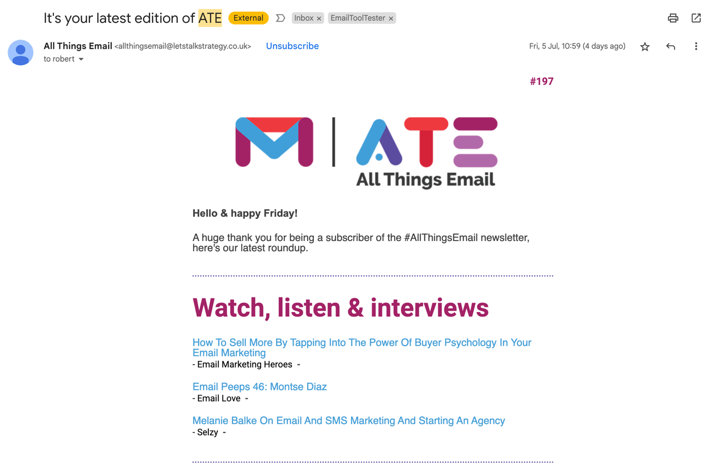 all things email