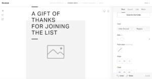 flodesk email editor