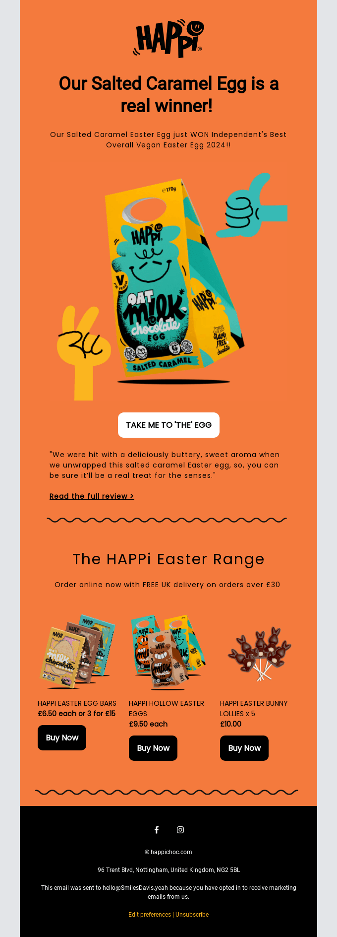 FOMO ecommerce email 
