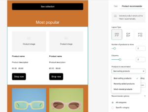 omnisend product recommender