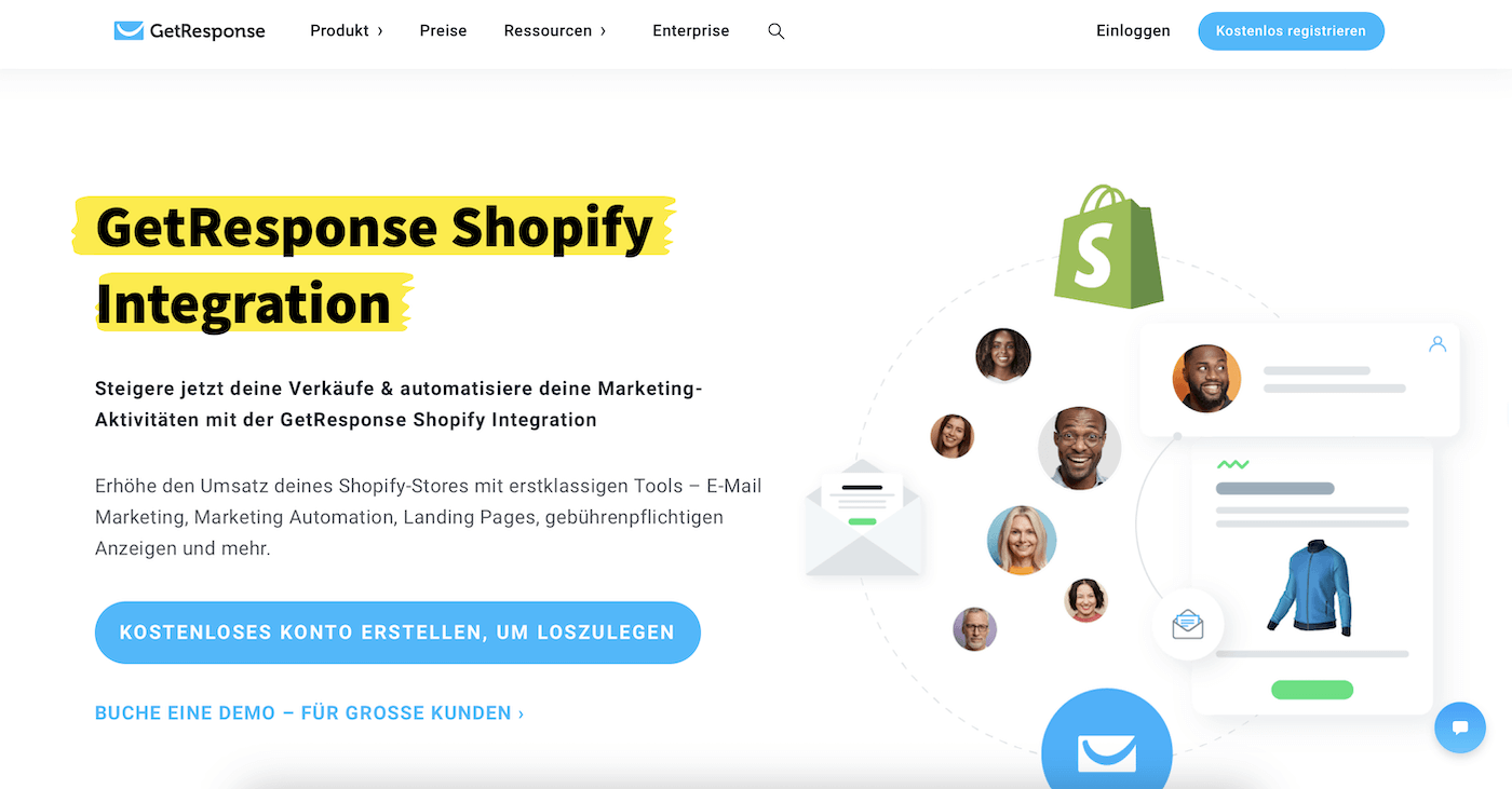 getresponse shopify
