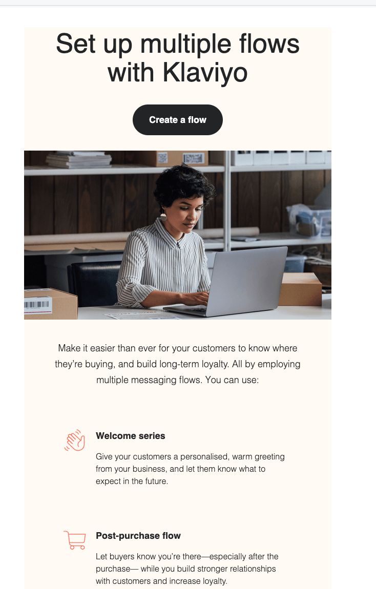 klaviyo email 