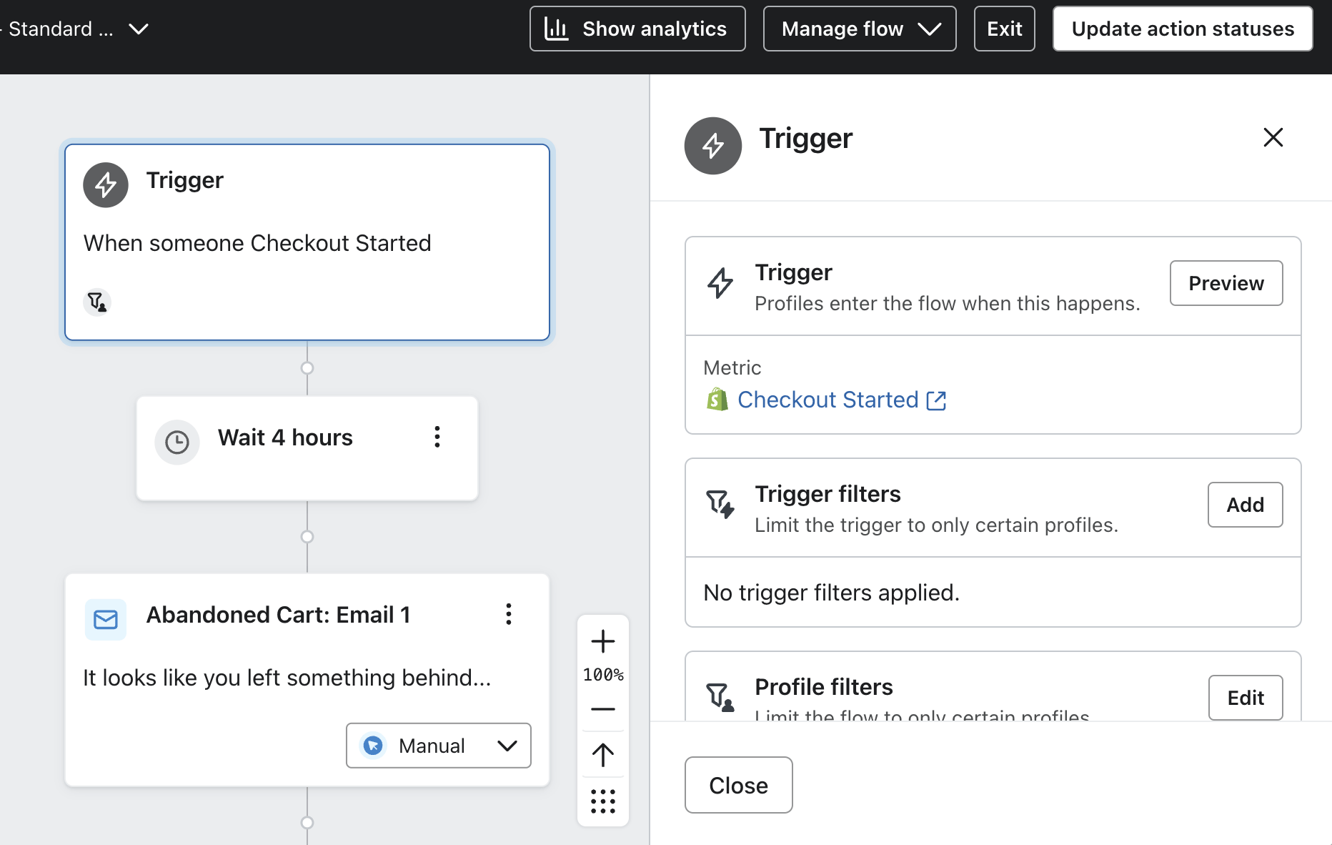 klaviyo flows automation