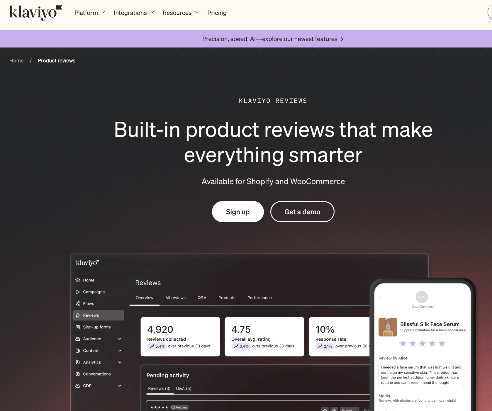 klaviyo reviews