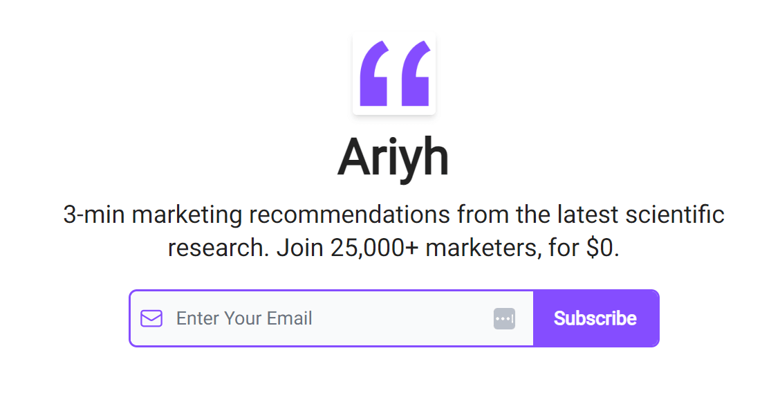 ariyh beehiiv newsletter