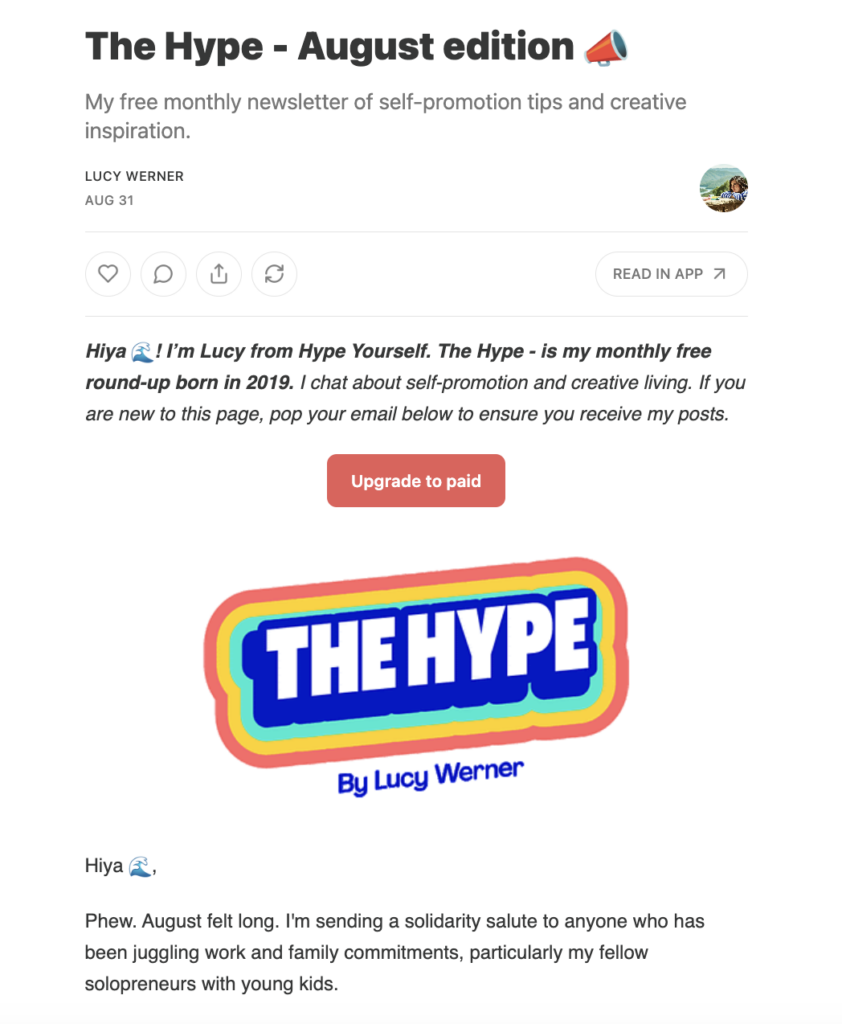 august the hype edition