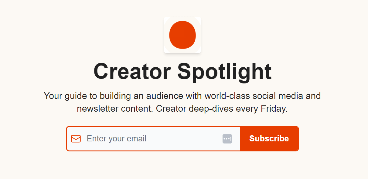 creator spotlight beehiiv newsletter
