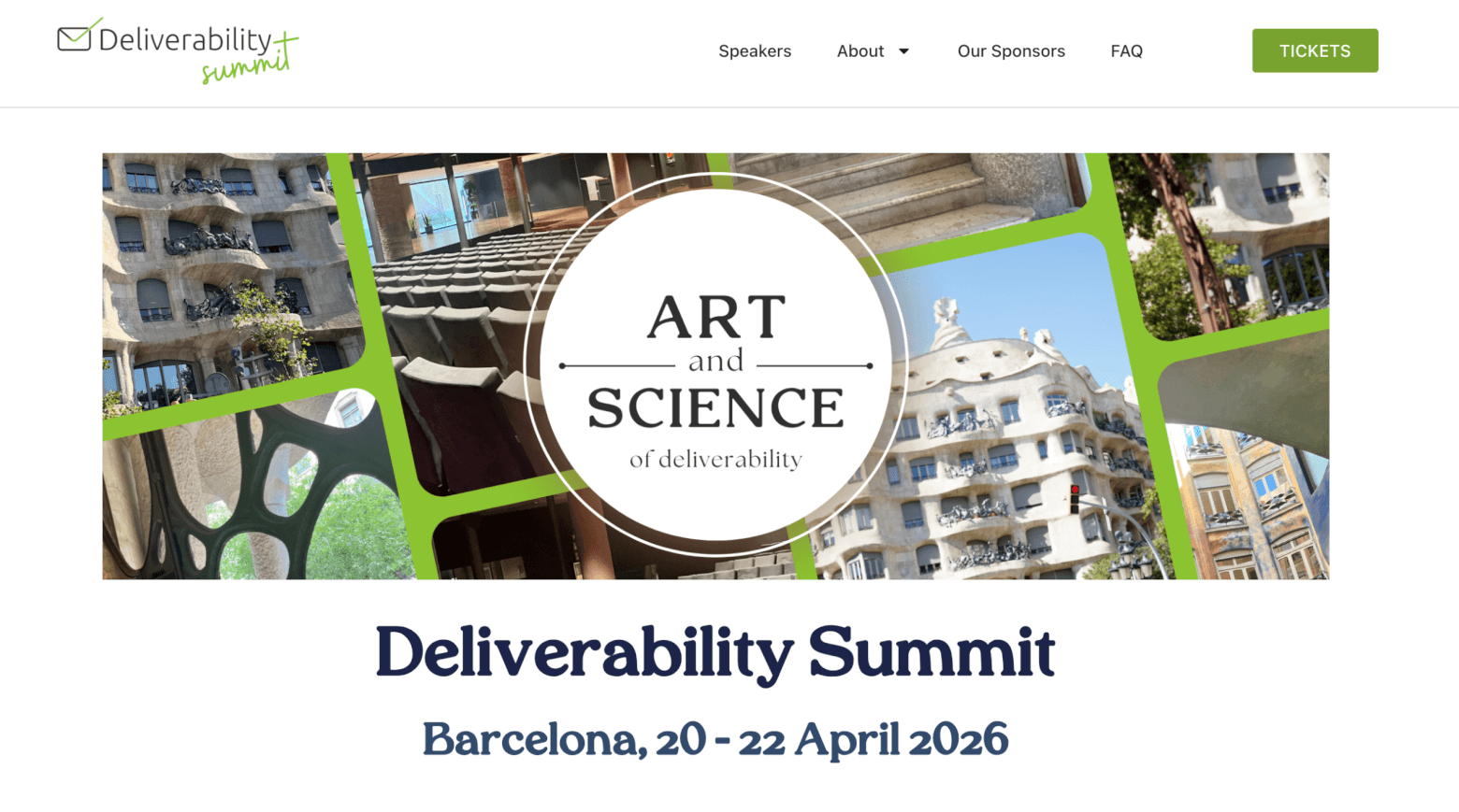 deliverability summit homepage