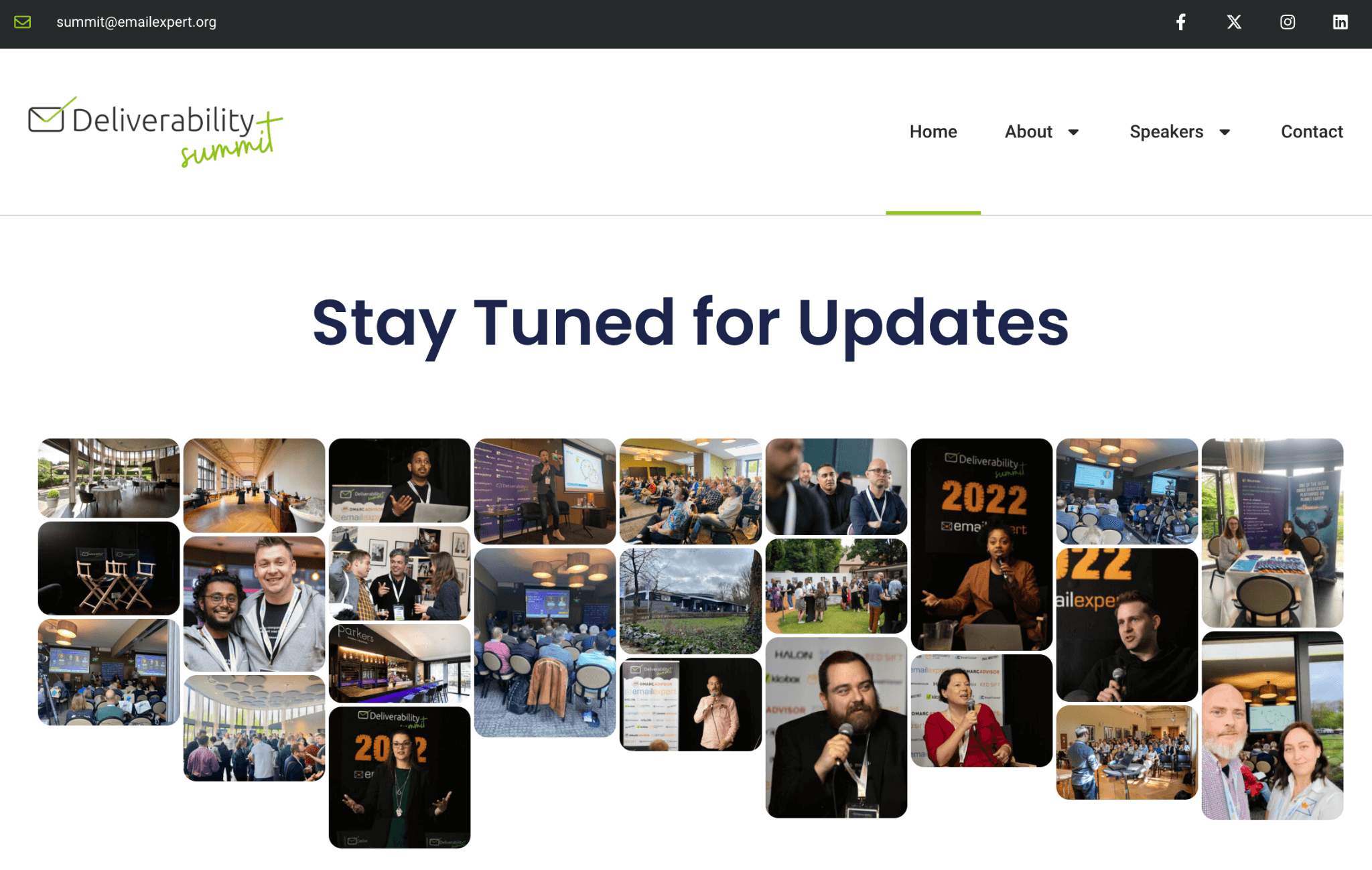 Deliverability Summit Homepage