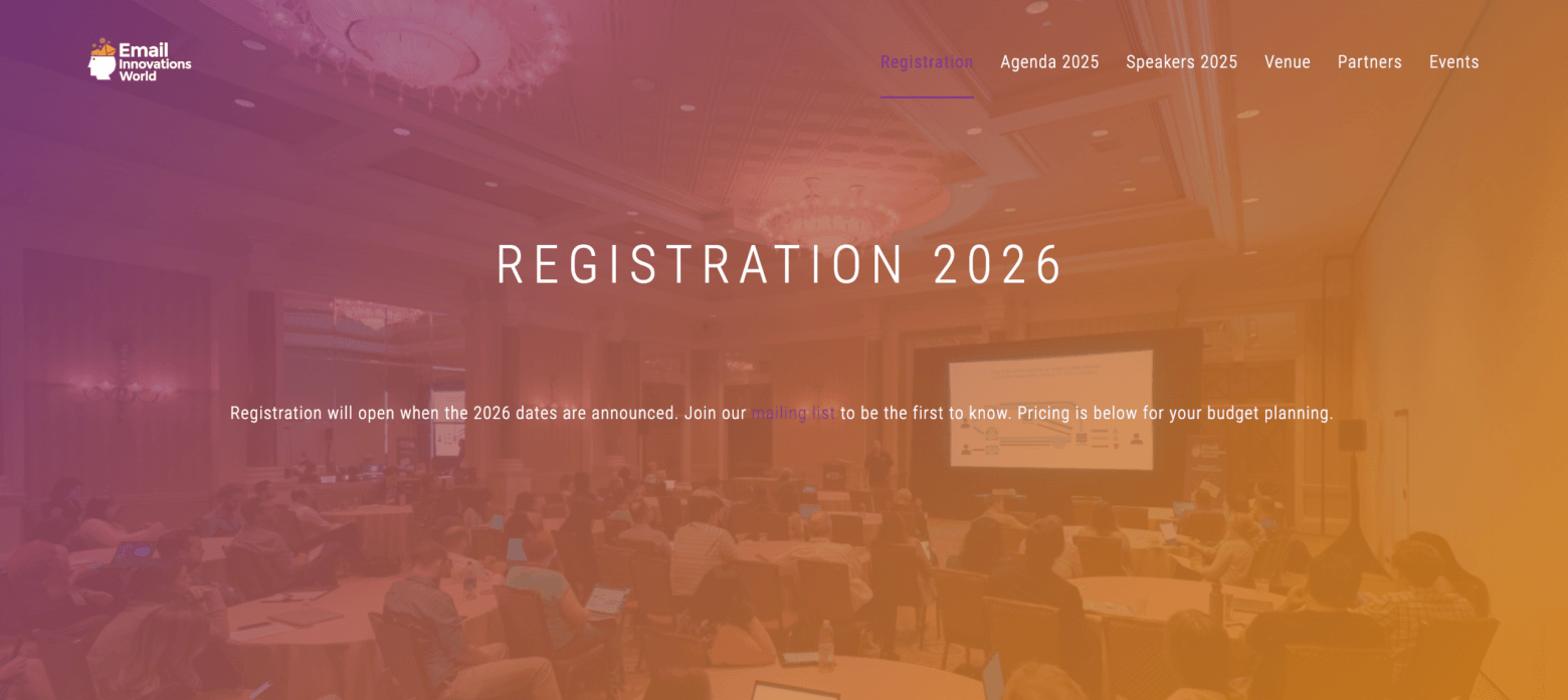 email innovations world homepage