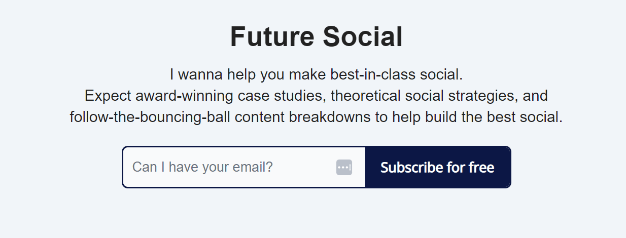 future social beehiiv newsletter