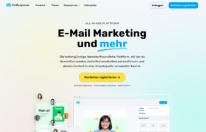 getresponse homepage de