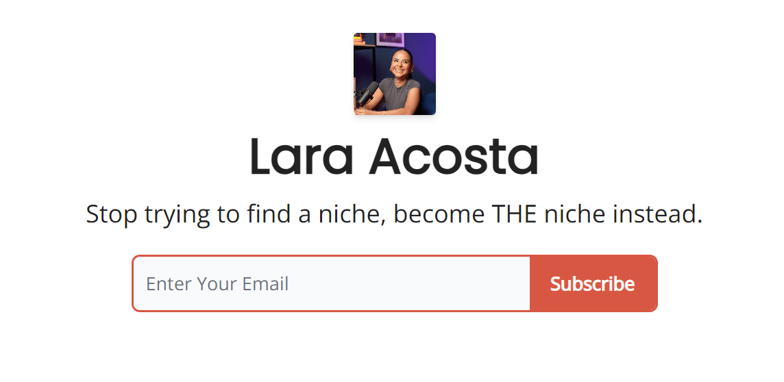 Lara Acosta beehiiv newsletter
