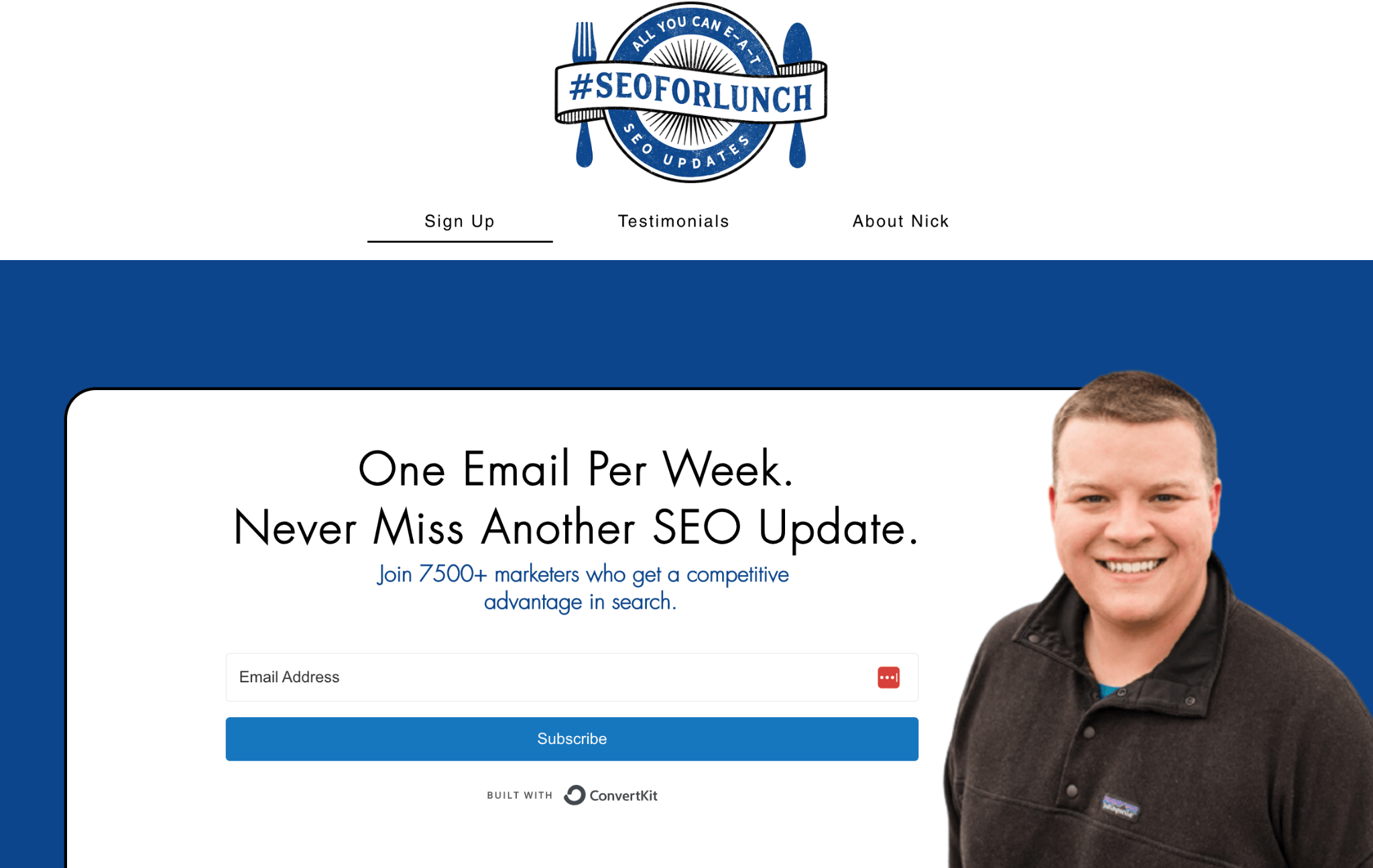 seo for lunch newsletter