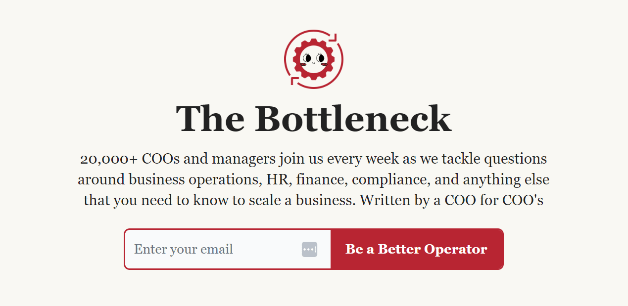 the bottle neck beehiiv newsletter