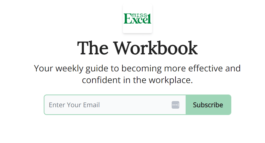 the workbook beehiiv newsletter