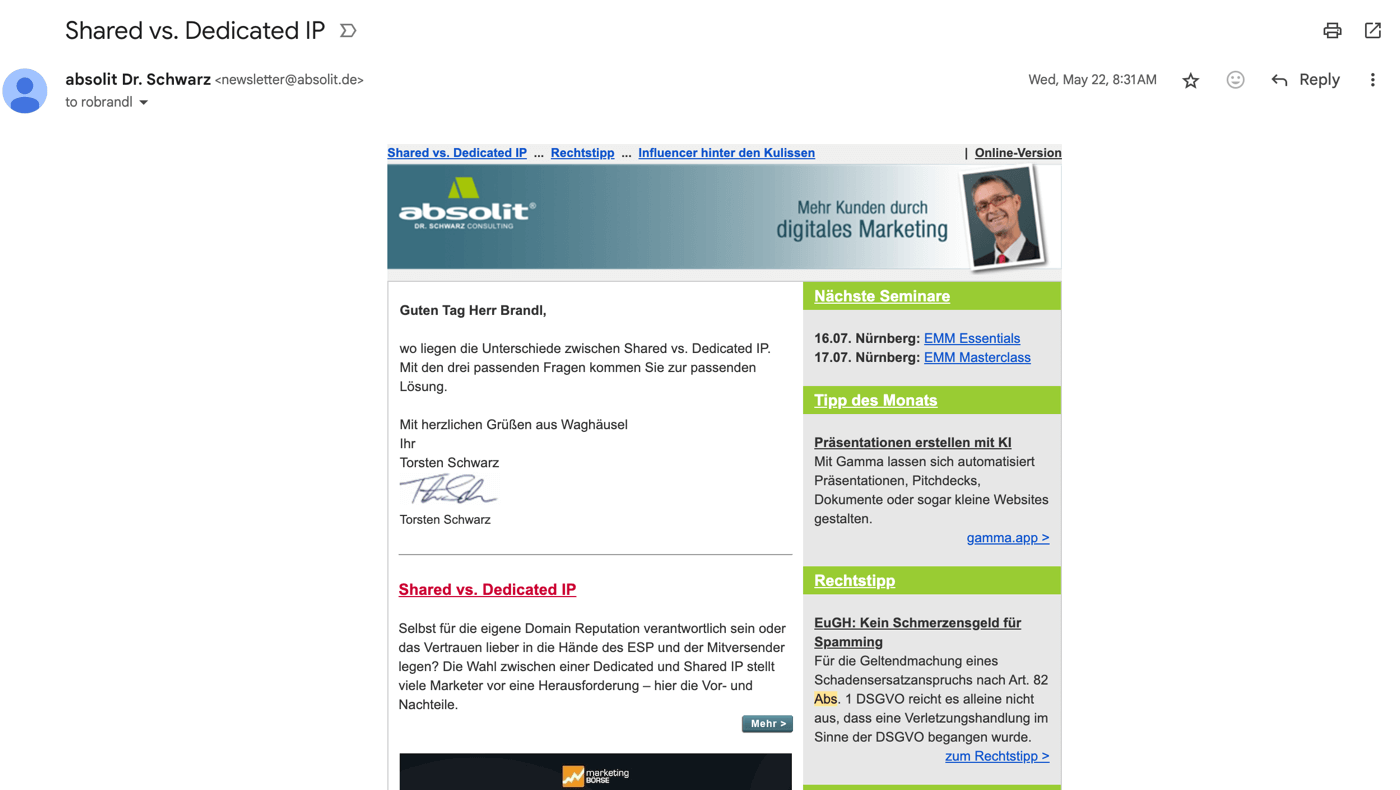 abolit newsletter