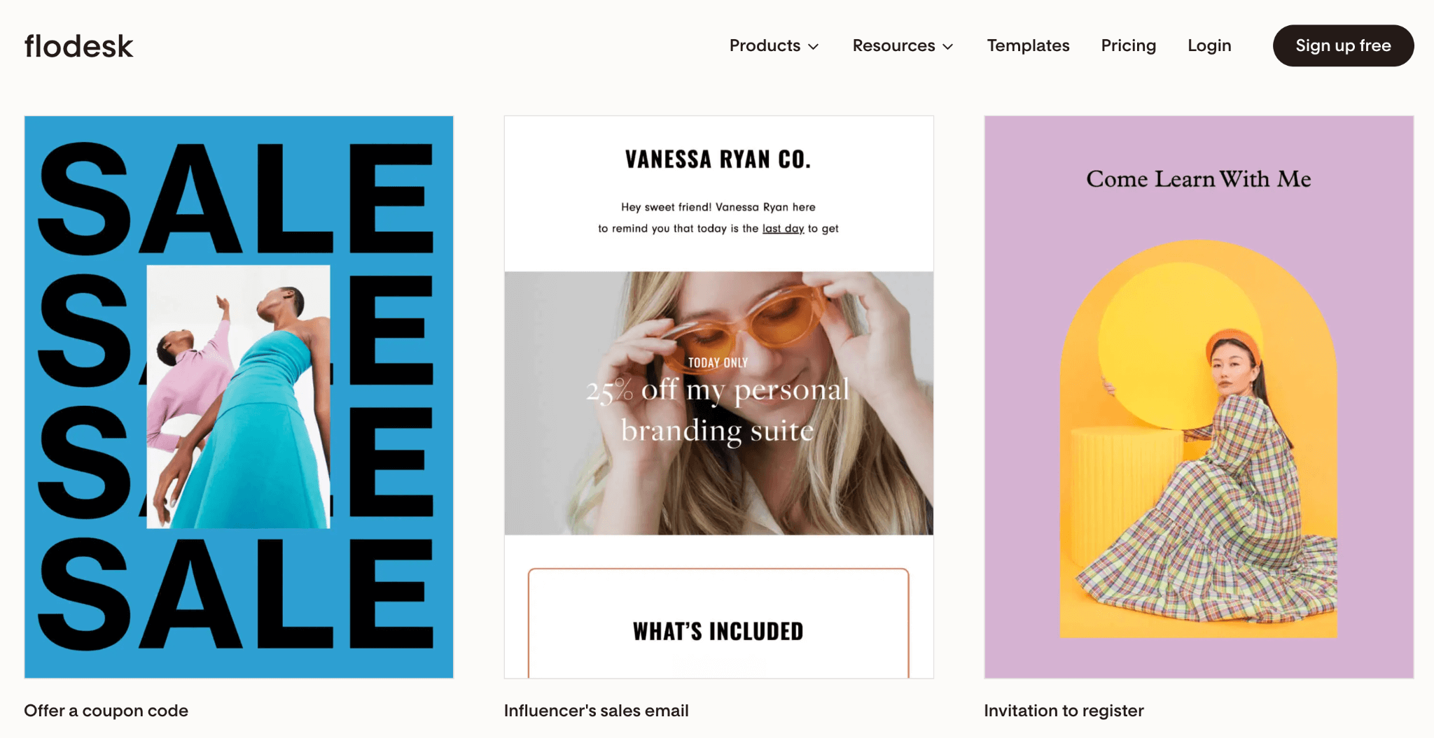 flodesk templates
