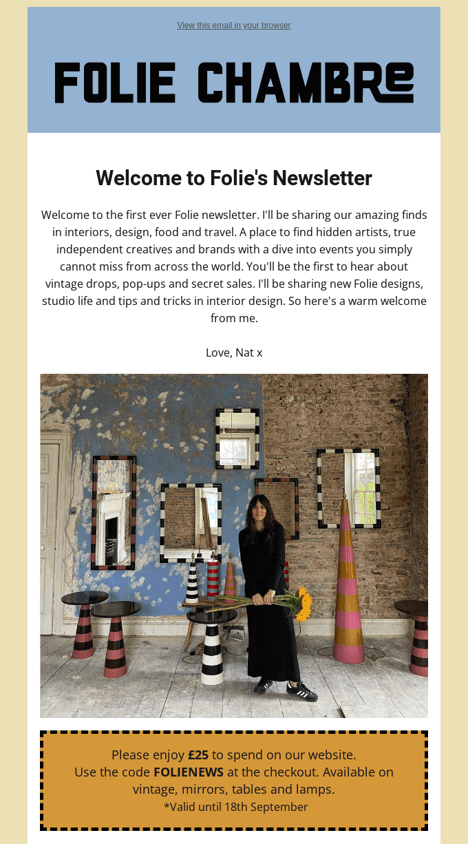 folie chambre newsletter