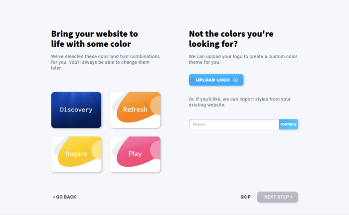 GetResponse AI website builder