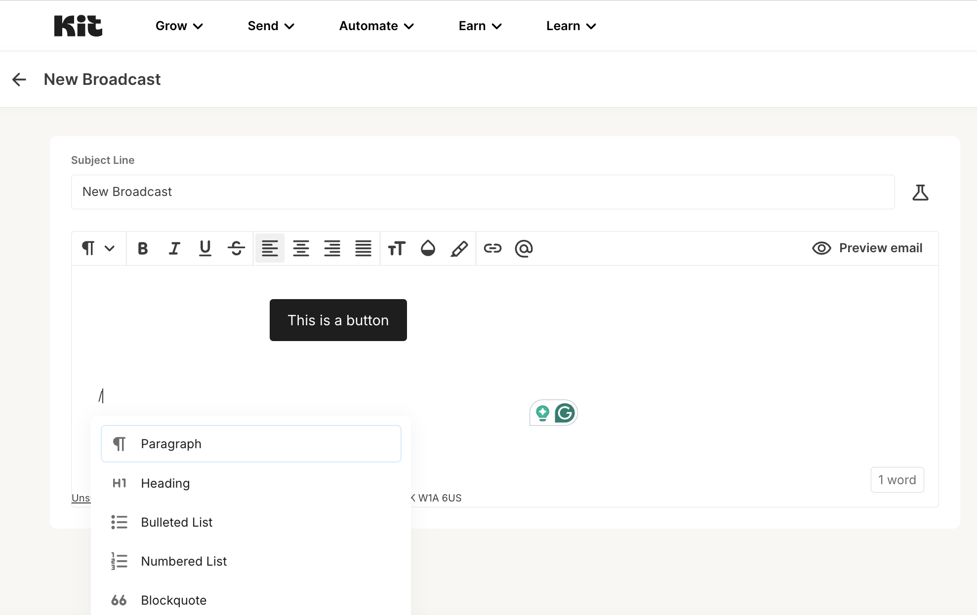 kit editor