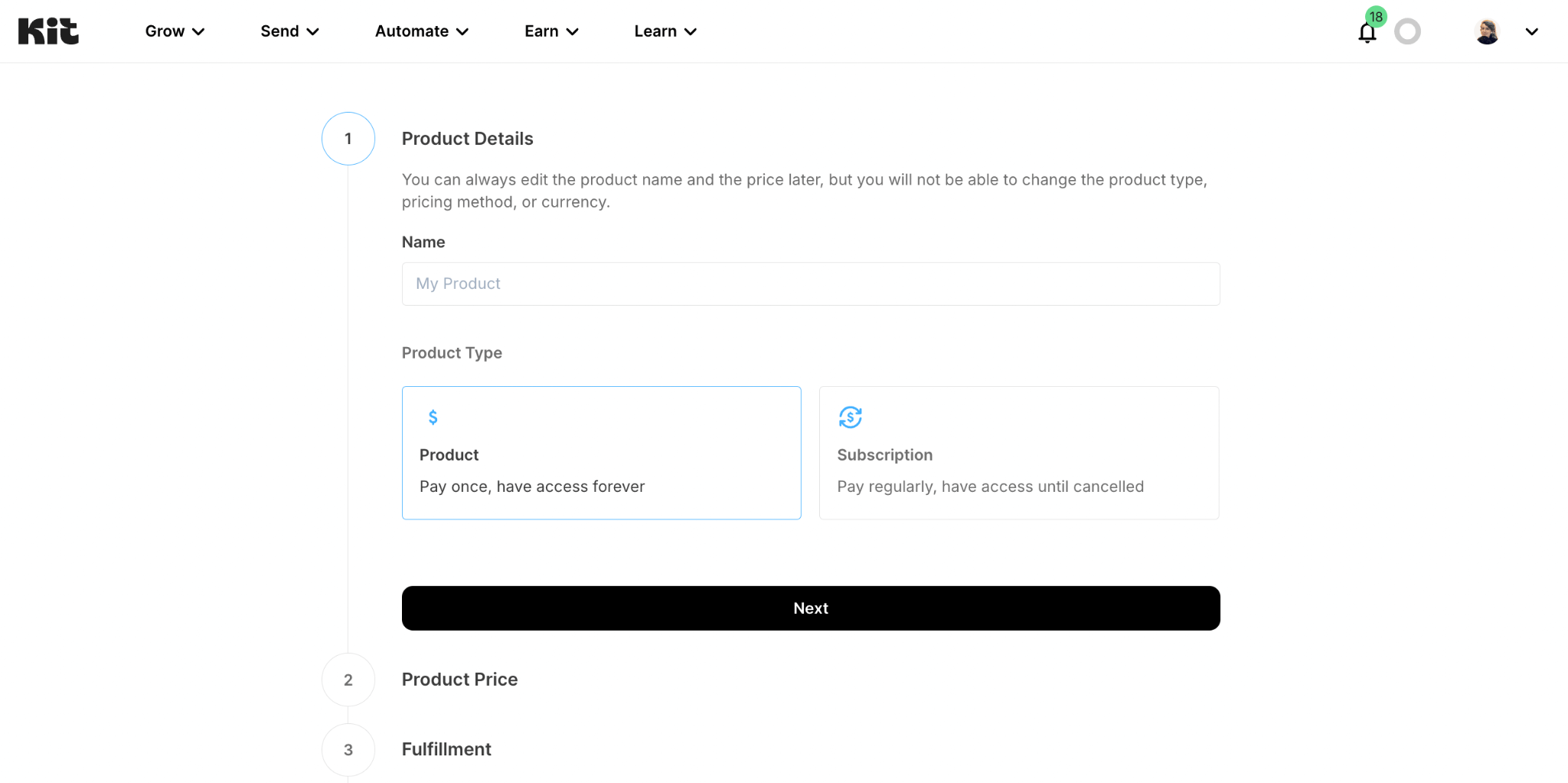 kit products