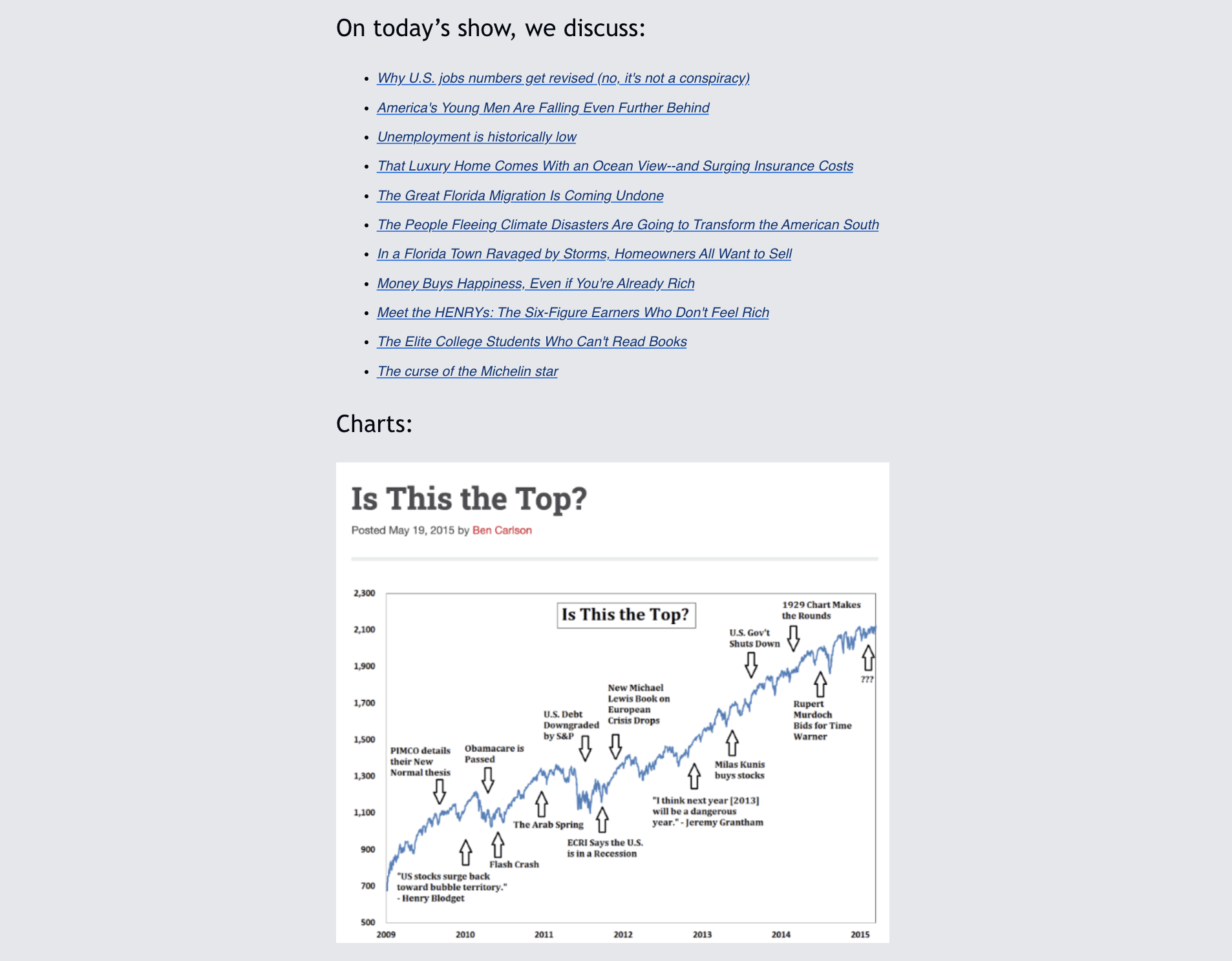 The Irrelevant Investor newsletter
