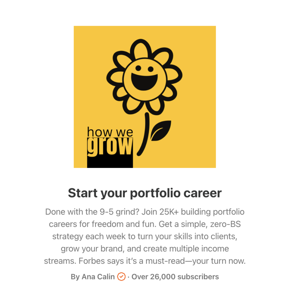 How we grow newsletter