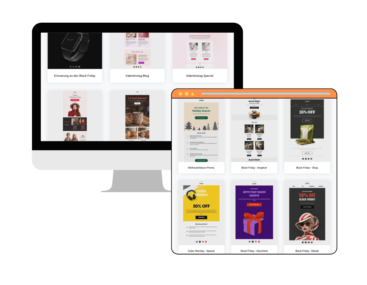 getresponse templates de