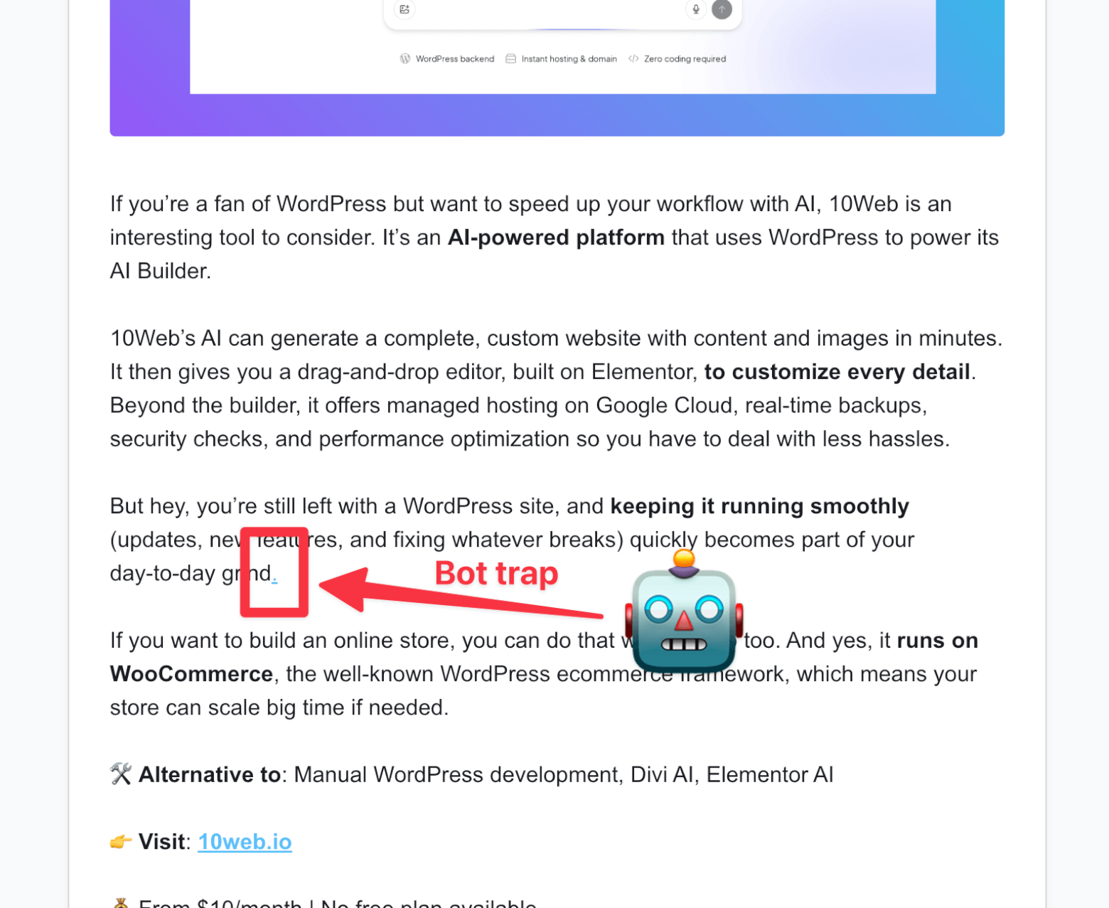 spotting bots email list