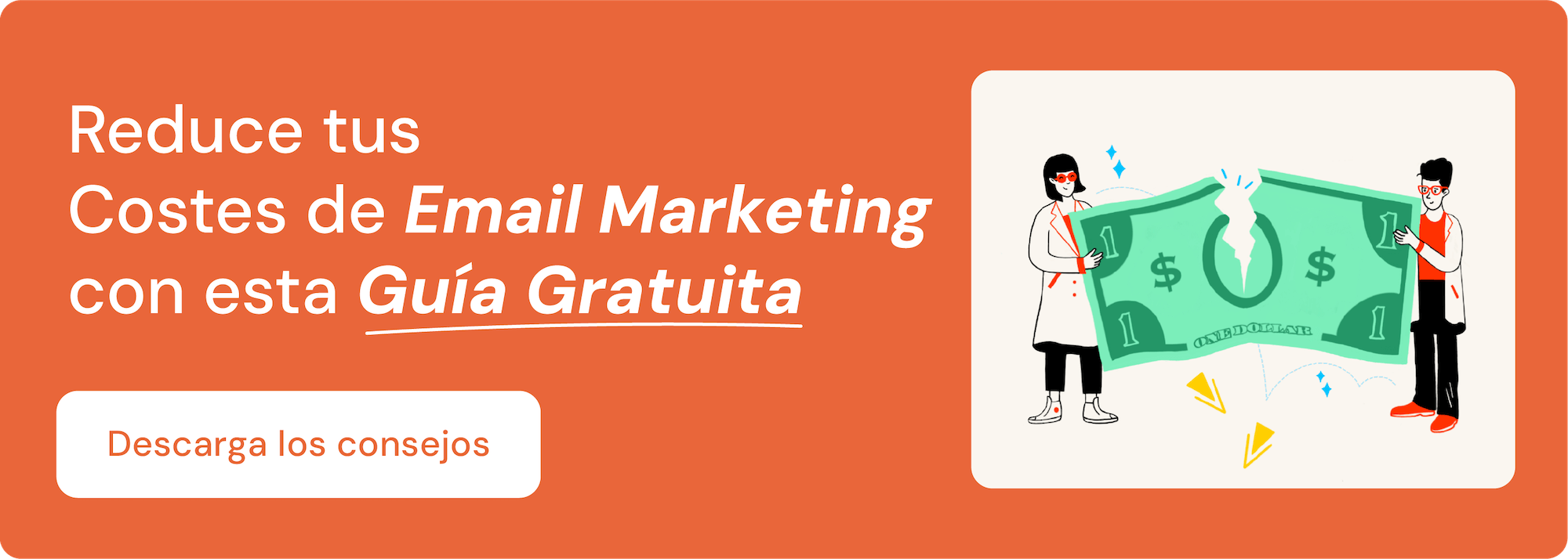 Reduce tus gastos de email marketing con esta guía gratuita