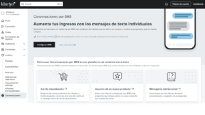 Campañas por SMS de Klaviyo