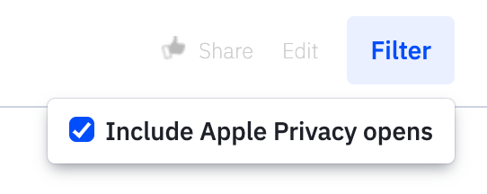 activecampaign - apple privacy opens checkbox
