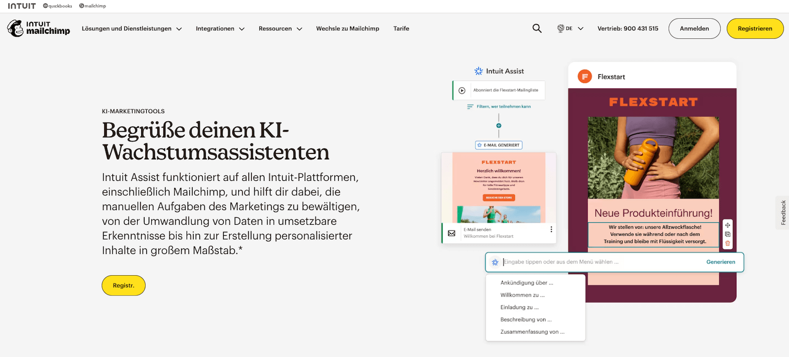 mailchimp ki assistent