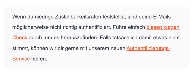 ankertext links in brevo
