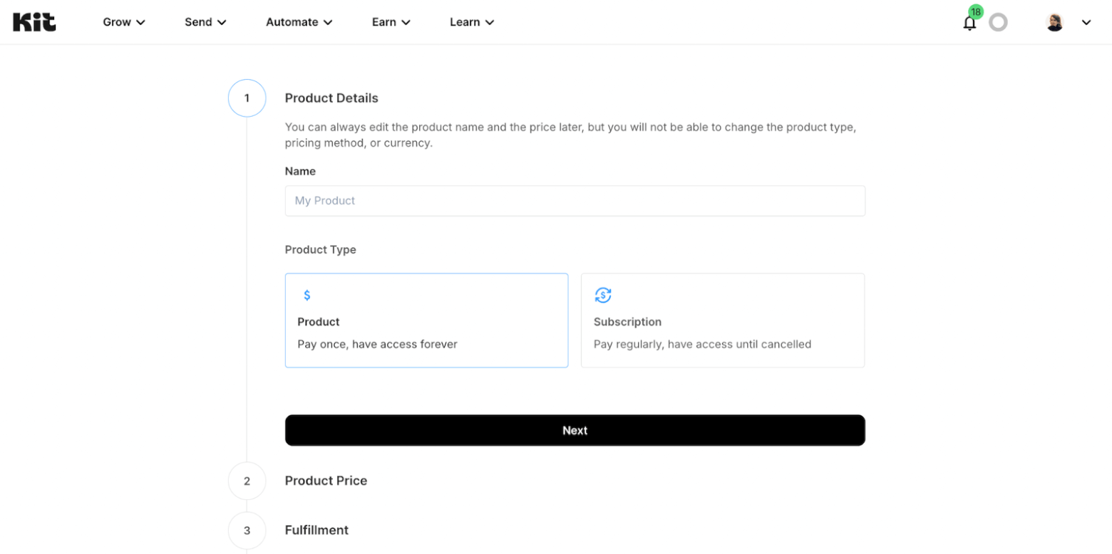 kit converkit online course builder