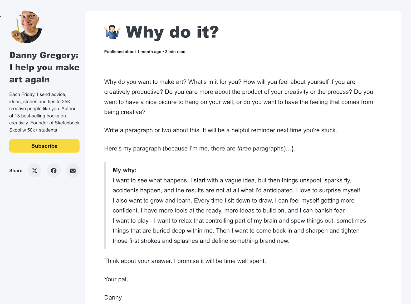 kit newsletter example