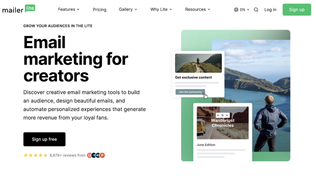 mailerlite creator plan