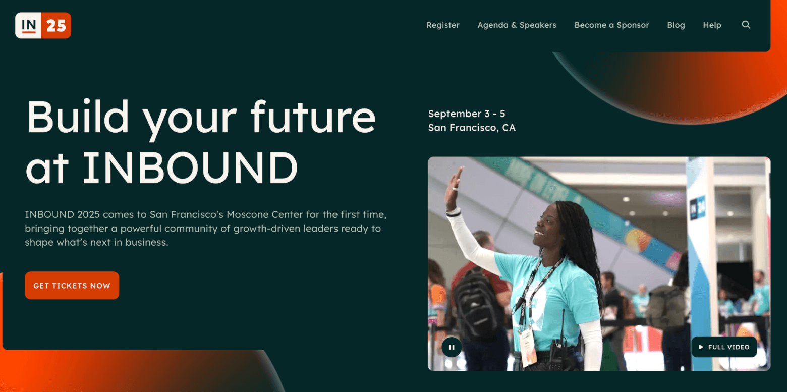 Inbound Homepage