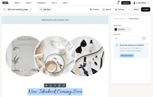 kit landing page builder