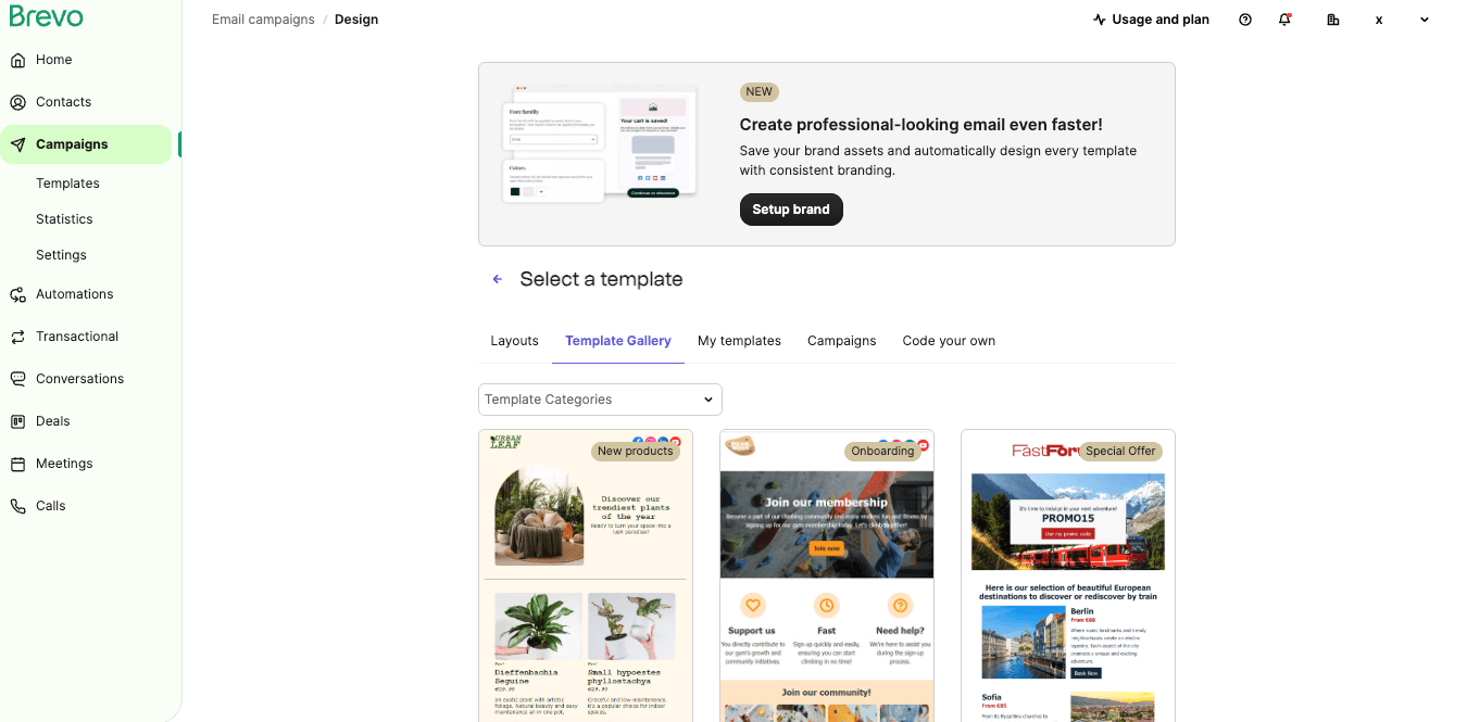 Brevo design templates