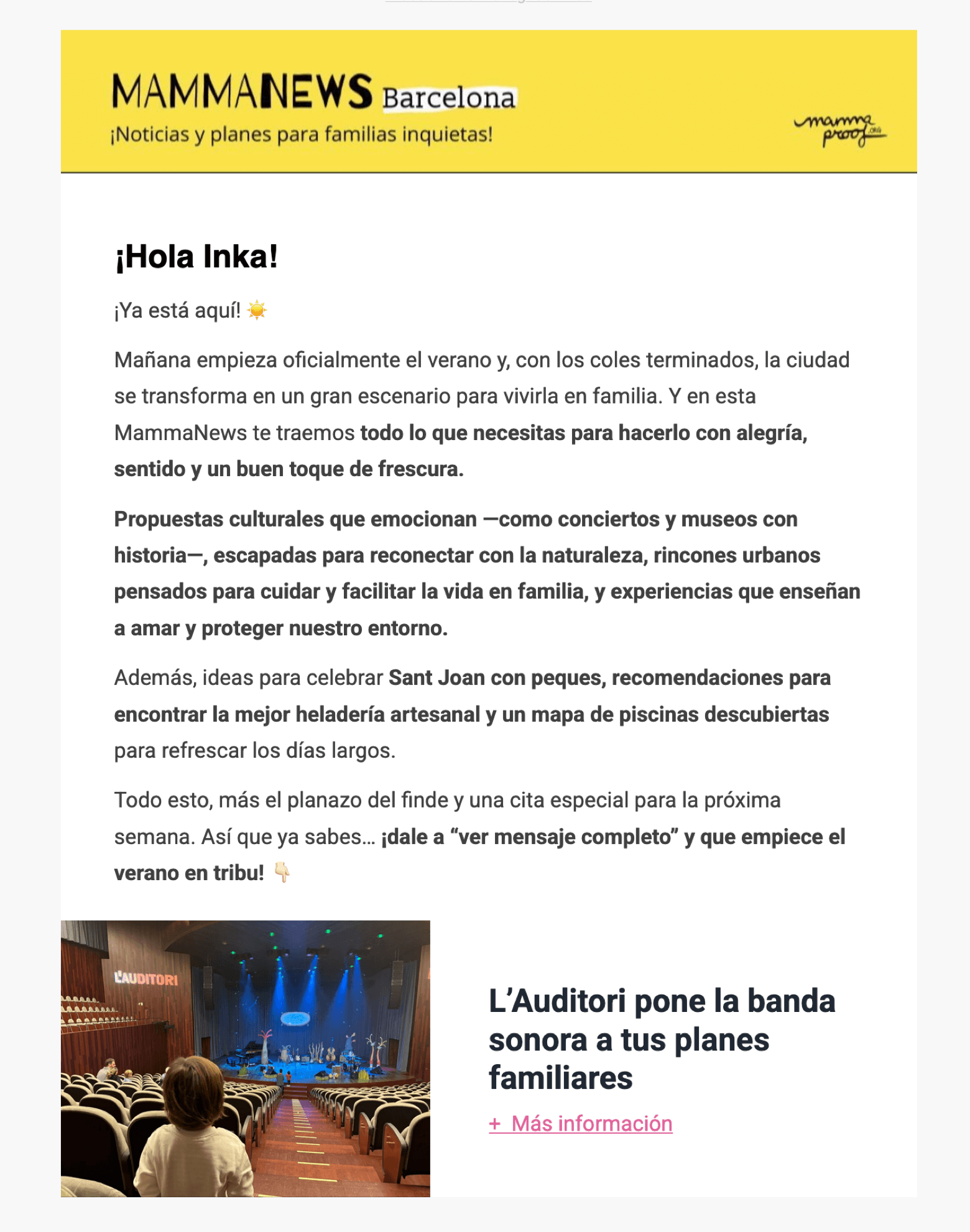Ejemplo bloguer para niños