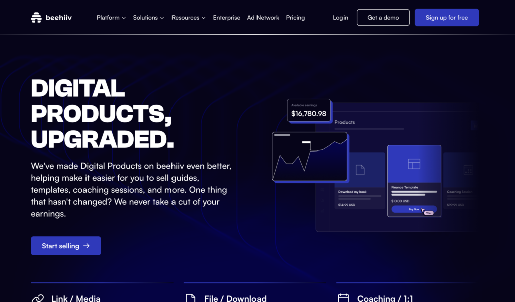 beehiiv-sell-digital